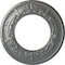 Ekena Millwork Salem Ceiling Medallion (Fits Canopies up to 7 1/8"), 13 1/4"OD x 7 1/8"ID x 7/8"P, Silver CM13SASLS - alternate 1